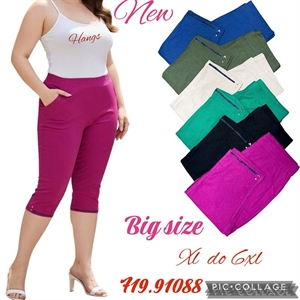 Legginsy krótkie damskie Big Size  XL-6XL