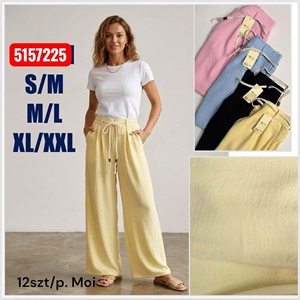 Spodnie szerokie nogawki damskie  S/M-XL/2XL