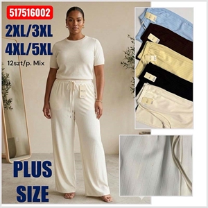 Spodnie szerokie nogawki damskie  2XL/3XL-4XL/5XL
