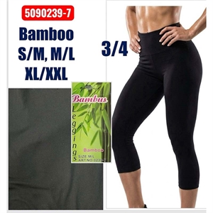 Legginsy krótkie bambusowe damskie  S/M-XL/2XL