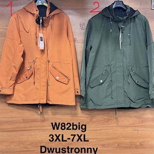Kurtka dwustronna damska Big Size  3XL-7XL