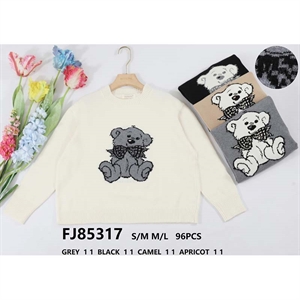 Sweter damski okrągły  S/M-M/L