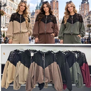 Bluza damska rozpinana na zamek produkt Włoski