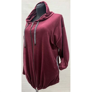 Bluza welurowa damska produkt Polski   M-2XL