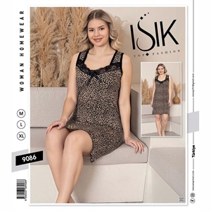Koszula nocna damska bez rękawów  M-XL