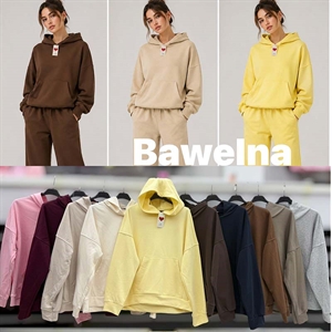 Bluza damska kangurka bawełna produkt Włoski