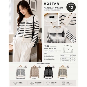 Sweter damski zapinany na guziki  M/L-XL/2XL