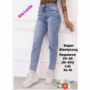 Jeansy damskie  29-36(M-3XL) lub XS-XL