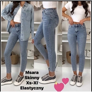 Jeansy damskie Msara  XS-XL