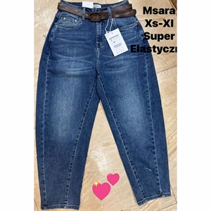 Jeansy damskie Msara  XS-XL