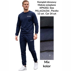 Komplet dresowy męski ocieplany  M-3XL