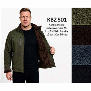 Kurtka męska polarowa  M-3XL