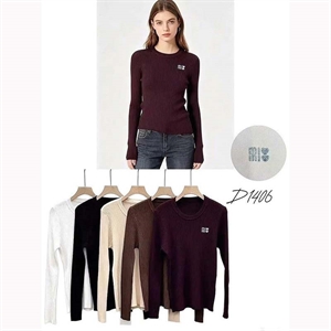 Sweter damski okrągły