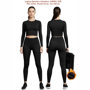Legginsy damskie z futerkiem  M/L-XL/2XL