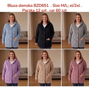 Bluza damska ocieplana  M/L-XL/2XL