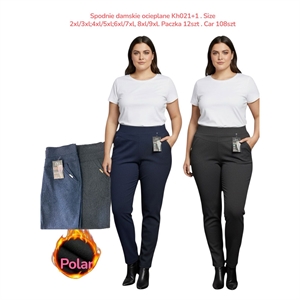 Spodnie Damskie Ocieplane  2XL-9XL