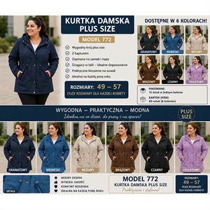 Kurtka damska Big Size  49-57