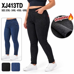 Legginsy ocieplane damskie  2/3XL-5/6XL