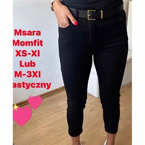 Jeansy mom fit Msara  XS-XL lub M-3XL