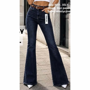 Jeansy dzwony damskie  XS-XL