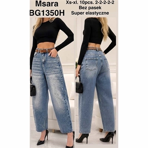 Jeansy damskie Msara  XS-XL