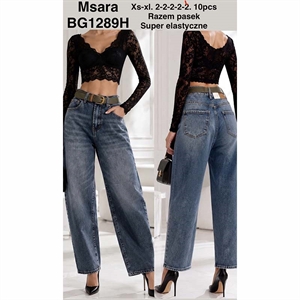 Jeansy damskie Msara  XS-XL