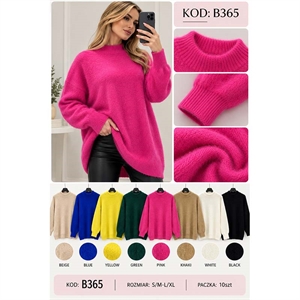 Sweter damski z półgolfem  S/M-L/XL