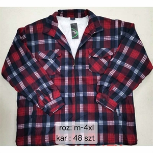Koszula ocieplana męska  M-4XL