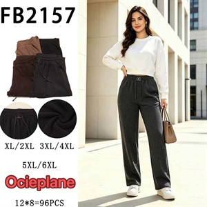 Spodnie szerokie nogawki ocieplane XL/2XL-5XL/6XL