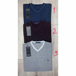 Sweter męski z dekoltem w serek produkt Turecki  L-3XL