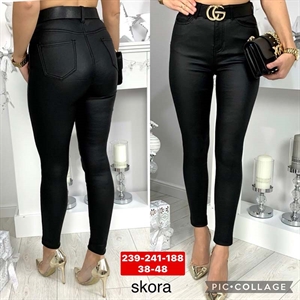 Spodnie ze sztucznej skóry  38-48