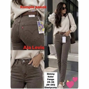 Jeansy damskie  29-36(M-3XL)