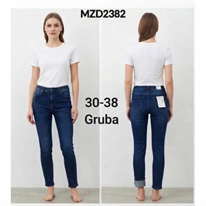 Jeansy gruby damskie  30-38