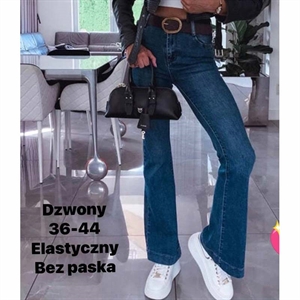 Jeansy dzwony damskie  36-44