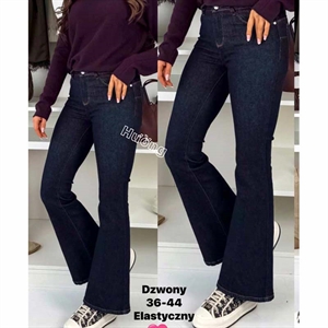 Jeansy dzwony damskie  36-44