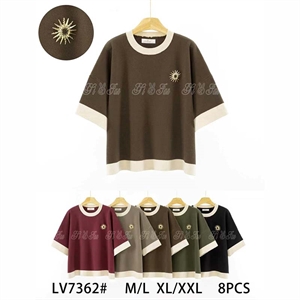 Sweter damski z krótkim rękawem  M/L-XL/2XL