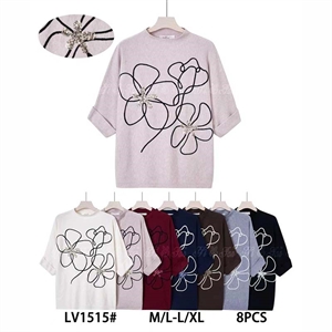 Sweter damski z półgolfem  M/L-L/XL