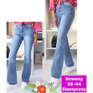 Jeansy dzwony damskie  36-44