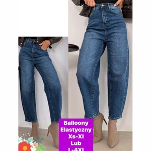 Jeansy balloony  XS-XL lub L-4XL