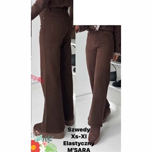 Jeansy szerokie nogawki M'sara  XS-XL