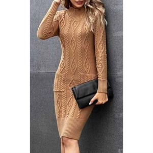 Sukienka sweterkowa damska - Turecki Produkt