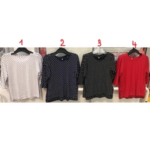 Bluzka damska z rękawem 3/4 (L-4XL) - Produkt Polski