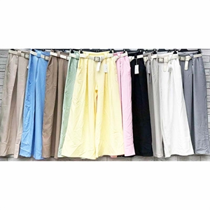 Spodnie szerokie nogawki damskie produkt Włoski