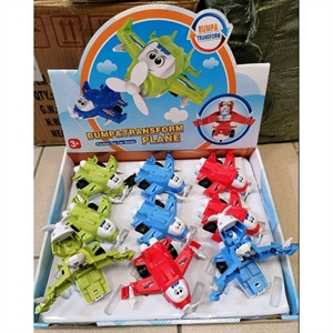 Zabawka - samolot do uderzania i transformacji