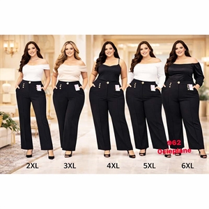 Spodnie ocieplane damskie  2XL-6XL