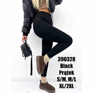 Legginsy damskie prążek  S/M-XL/2XL
