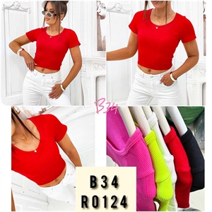 Bluzka crop top damski  S/M-L/XL