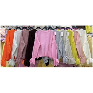 Sweter damski okrągły