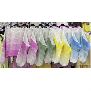 Sweter damski okrągły