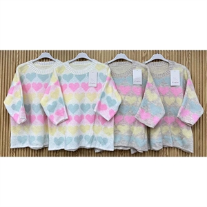 Sweter damski okrągły